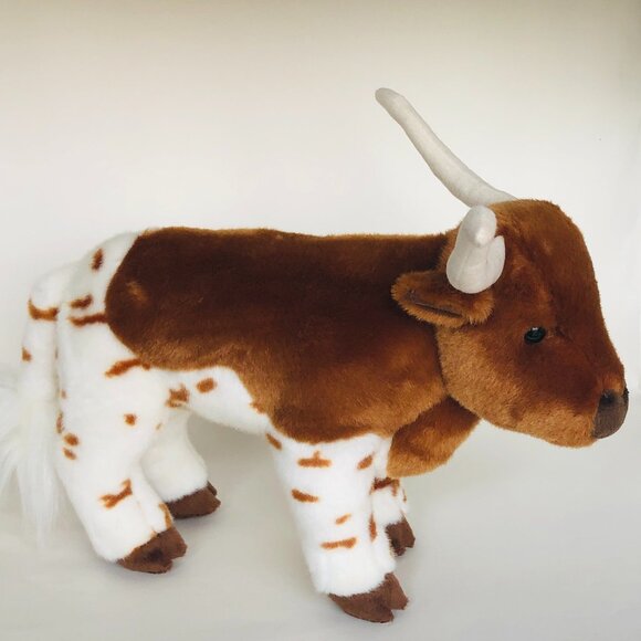 Douglas Plush New w/ Tag Longhorn Bull  Fitzgerald Stuffed Animal 12" - Picture 9 of 9